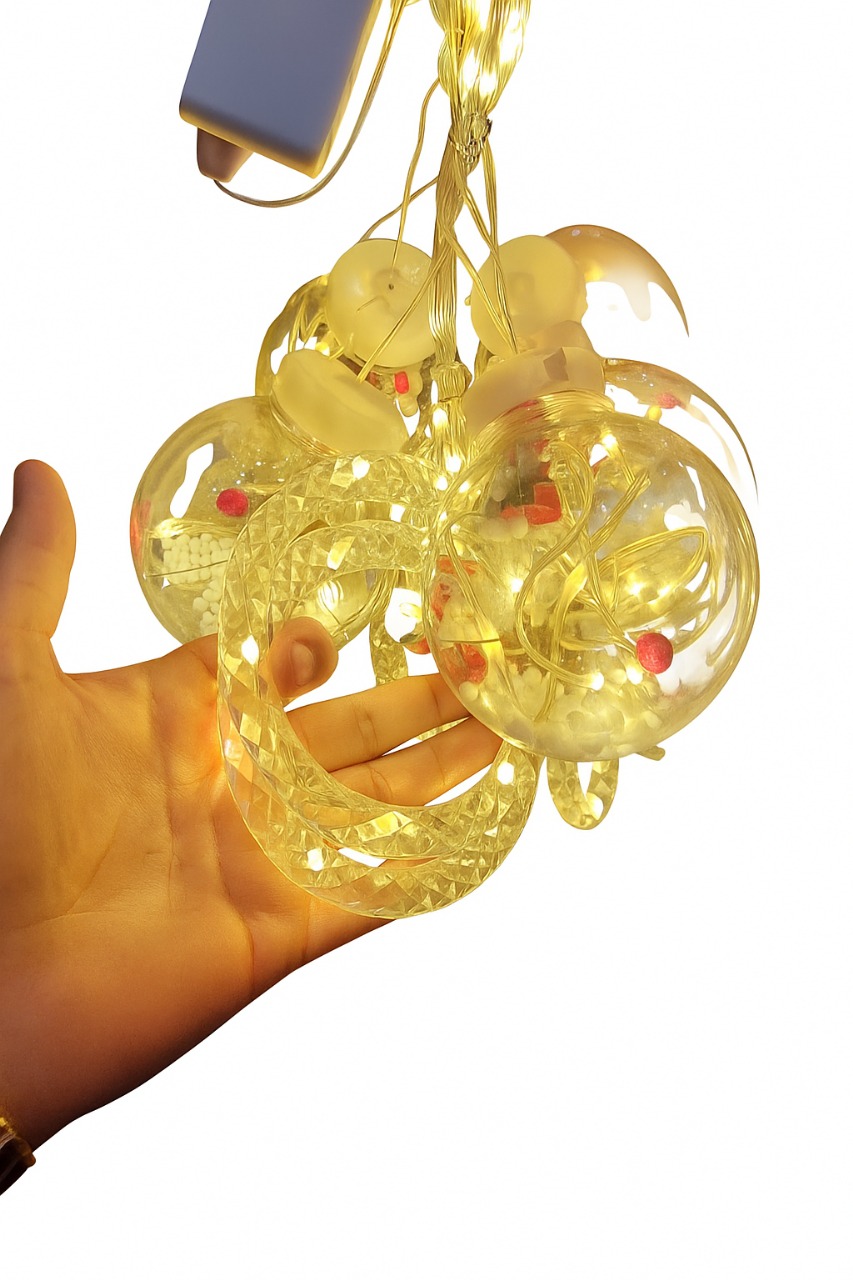 LUCES CASCADA BOLAS MAGICAS 3M X 1M